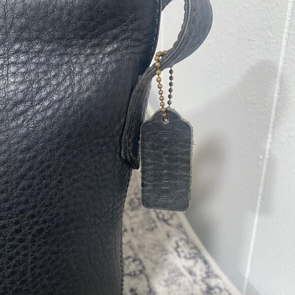 Vintage Coach Sonoma #4907 Leather Bucket Bag in Black - Picture 4 of 9